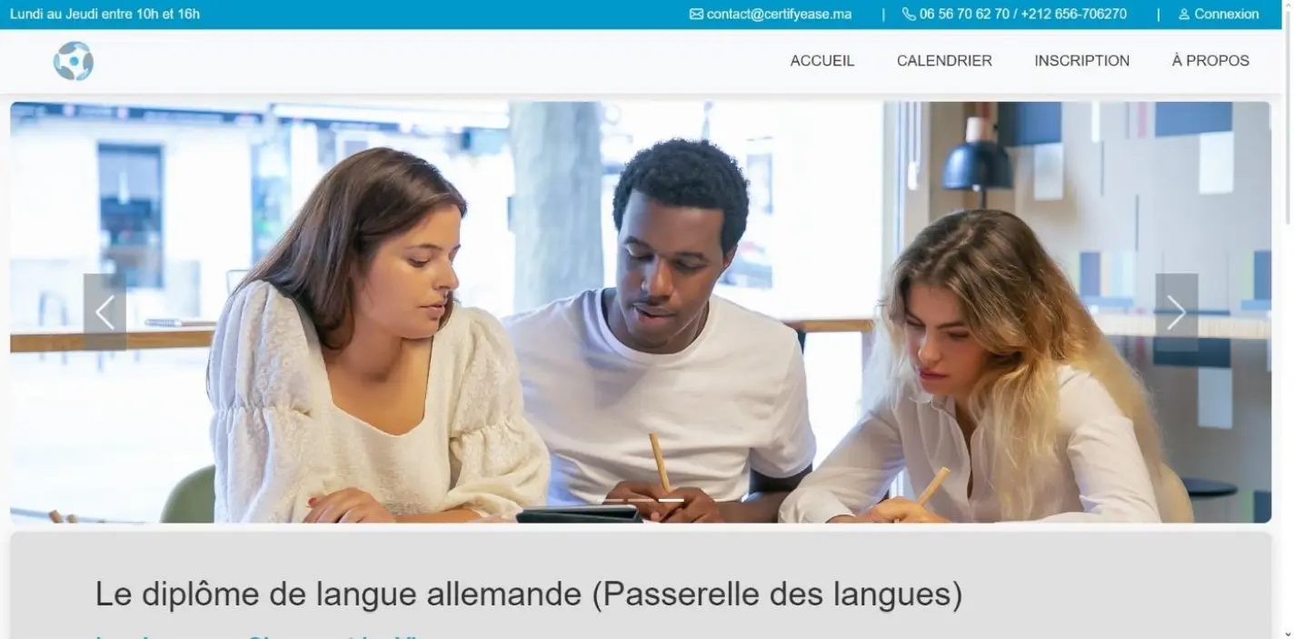 CertifyEase - Language Exam Registration Platform